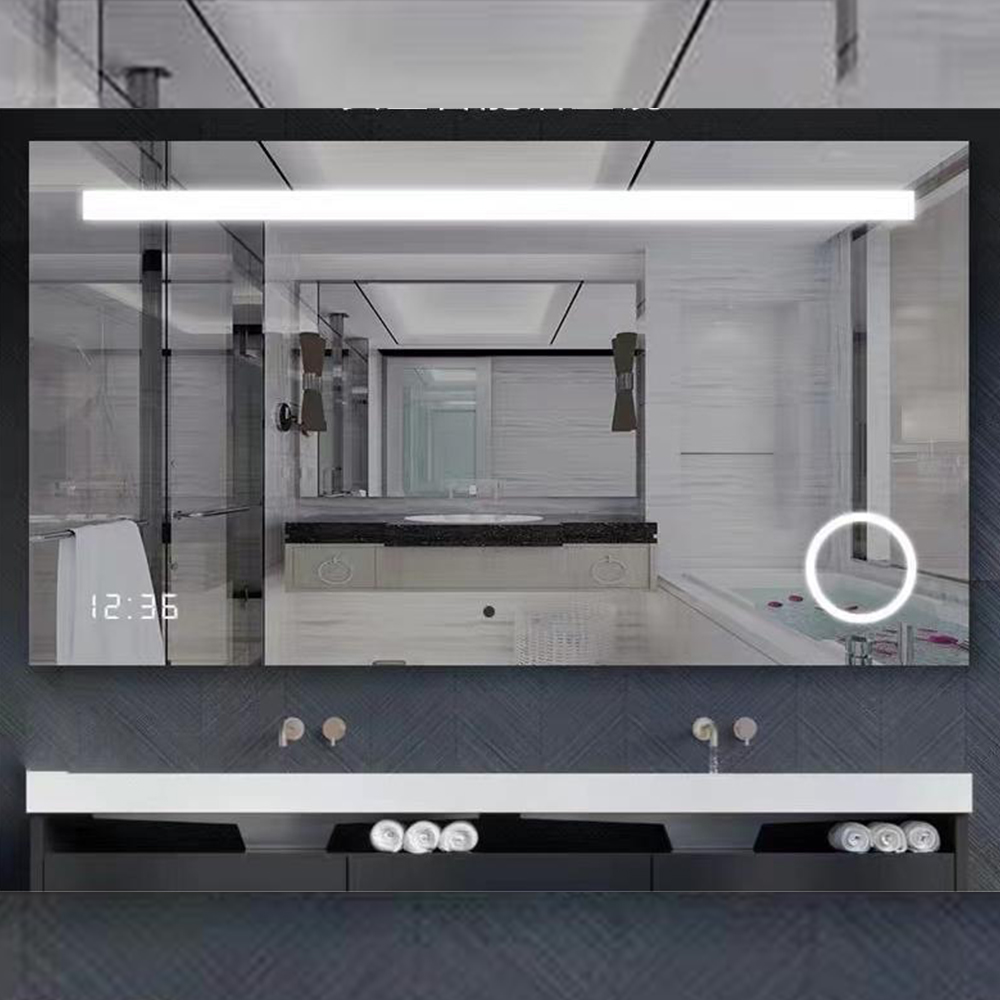 Günstige Produkte Großhandel Benutzerdefinierte Verschiedene Formen Badezimmer Wandspiegel Silber Led Spiegel Badezimmer Led Spiegel Licht