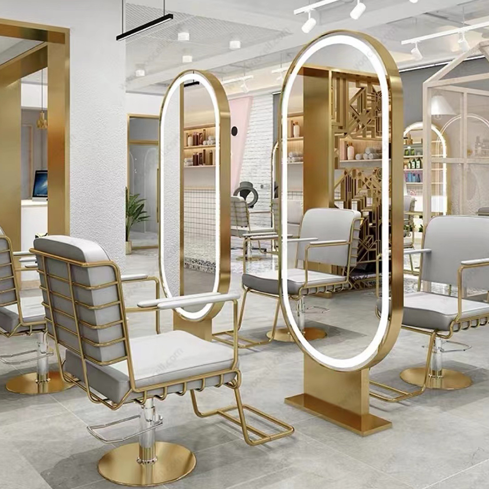 Europeanstyle drehbarer Schönheits-Friseursalon-Stuhl-Salon-Möbel