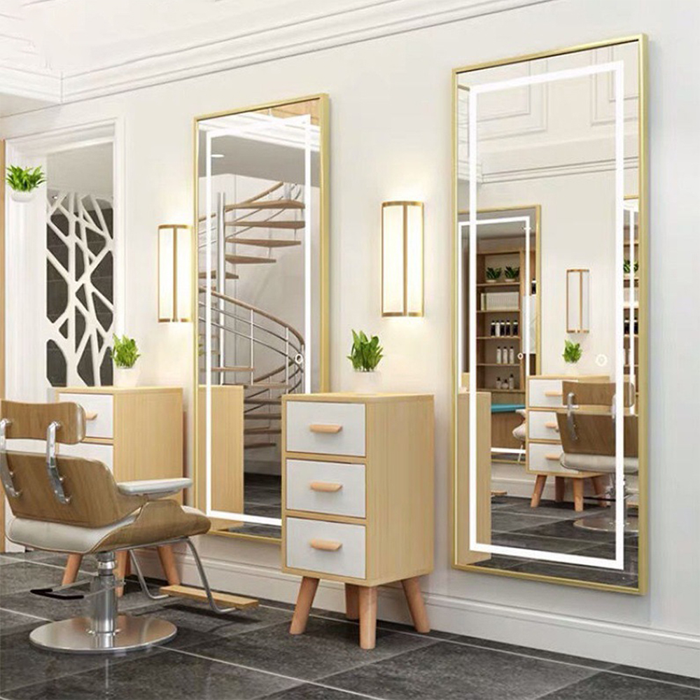 Wandhalterung Hotel Badezimmer Friseur Schönheitssalon LED Schminkspiegel in voller Länge