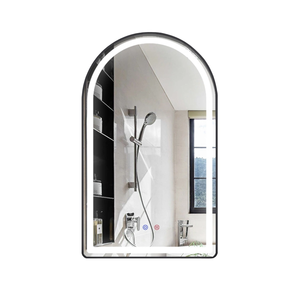 Gold-Aluminium-Oval-Metallrahmen-Spiegel-Wand-Spiegel für moderne Heimdekoration Luxus-Interieur für Badezimmer-Spiegel