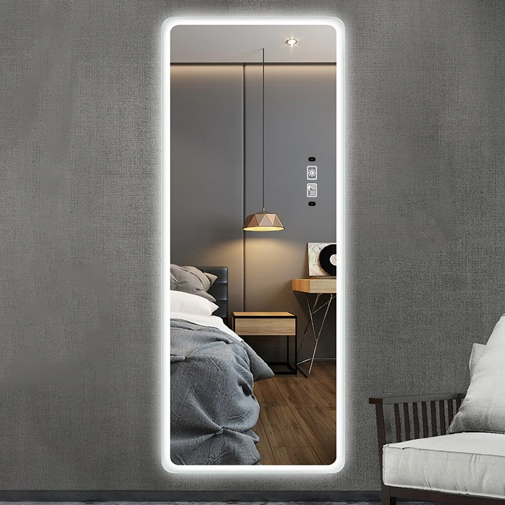 Hochwertiger Ganzkörperspiegel mit LED-Licht, hintergrundbeleuchteter Badezimmerspiegel, Ankleidezimmerspiegel