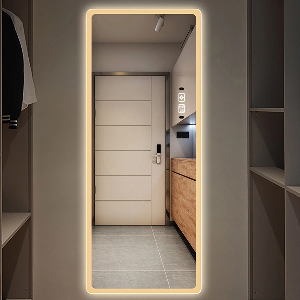 Hochwertiger Ganzkörperspiegel mit LED-Licht, hintergrundbeleuchteter Badezimmerspiegel, Ankleidezimmerspiegel