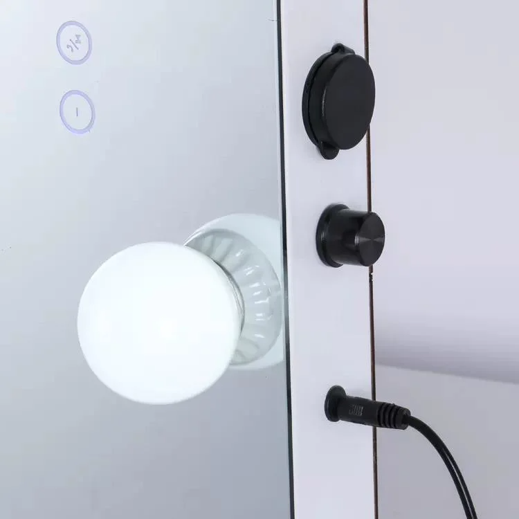 Bluetooth Lautsprecher Salon Hollywood Ganzkörperlänge LED beleuchtet Schminkspiegel