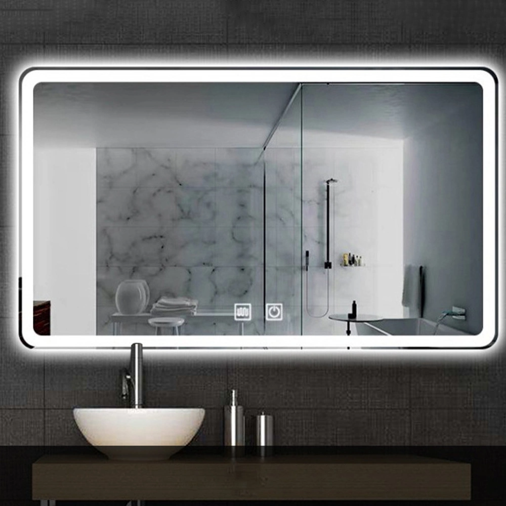 Fabrik-Großhandelsberührungssensor-Ausgangswand-Dekorations-Salon-Möbel-an der Wand befestigter bilden LED-Smart-Home-LED-Badezimmerspiegel mit Defogger und Bluetooth-Lautsprecher