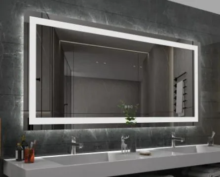 Fabrik-Großhandelsberührungssensor-Ausgangswand-Dekorations-Salon-Möbel-an der Wand befestigter bilden LED-Smart-Home-LED-Badezimmerspiegel mit Defogger und Bluetooth-Lautsprecher