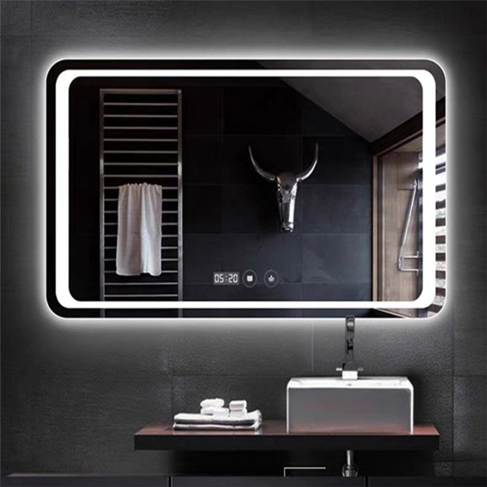 Fabrik-Großhandelsberührungssensor-Ausgangswand-Dekorations-Salon-Möbel-an der Wand befestigter bilden LED-Smart-Home-LED-Badezimmerspiegel mit Defogger und Bluetooth-Lautsprecher