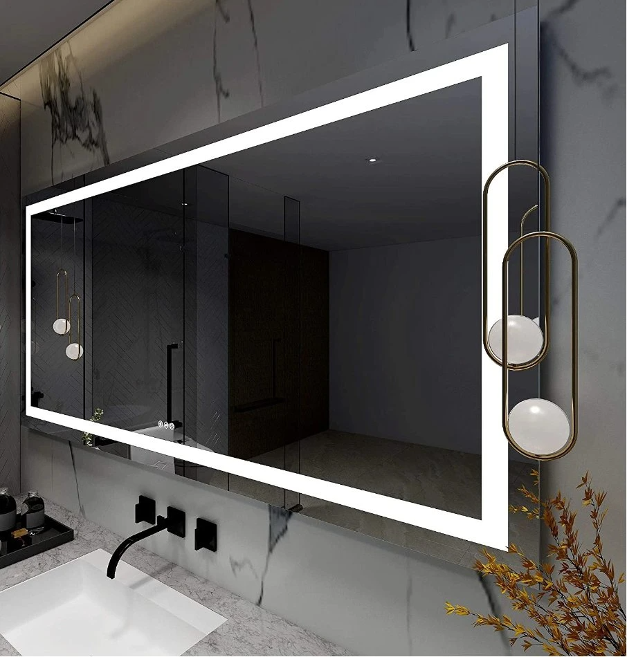 Fabrik-Großhandelsberührungssensor-Ausgangswand-Dekorations-Salon-Möbel-an der Wand befestigter bilden LED-Smart-Home-LED-Badezimmerspiegel mit Defogger und Bluetooth-Lautsprecher