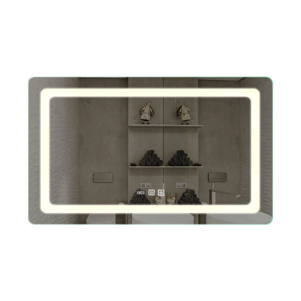 Hauptdekoration Wandspiegel Badezimmerspiegel Bluetooth Schminkspiegel LED Smart Mirror Salon Möbel