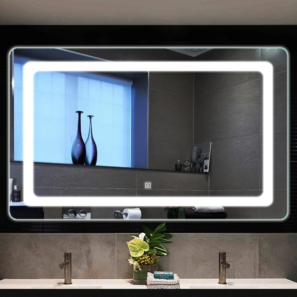 Hauptdekoration Wandspiegel Badezimmerspiegel Bluetooth Schminkspiegel LED Smart Mirror Salon Möbel
