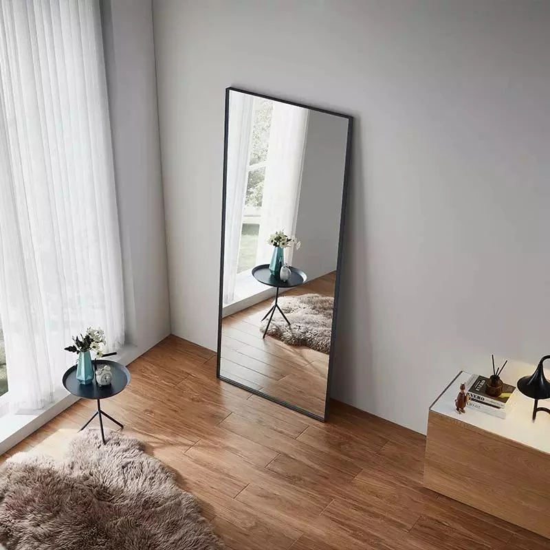 Rechteckiger handgefertigter Kunstwandspiegel aus Glas in Sondergröße und Spiegelrahmen