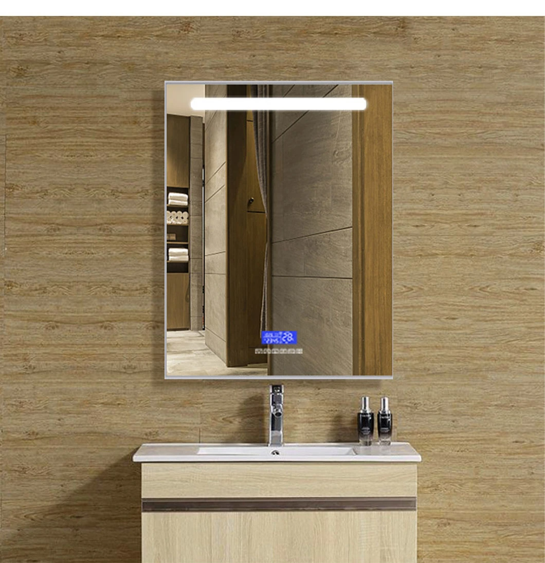 Quadratischer moderner Vanity-großer Wand-runder Badezimmer-Spiegel
