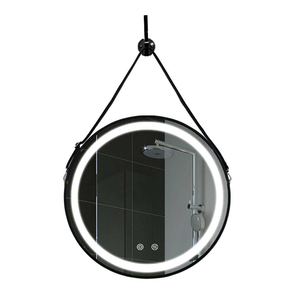Guys Hot Sale Badezimmerspiegel 60 cm 80 cm Hotel Dekorativer moderner runder Wand-Anti-Fog-Badezimmerspiegel mit LED