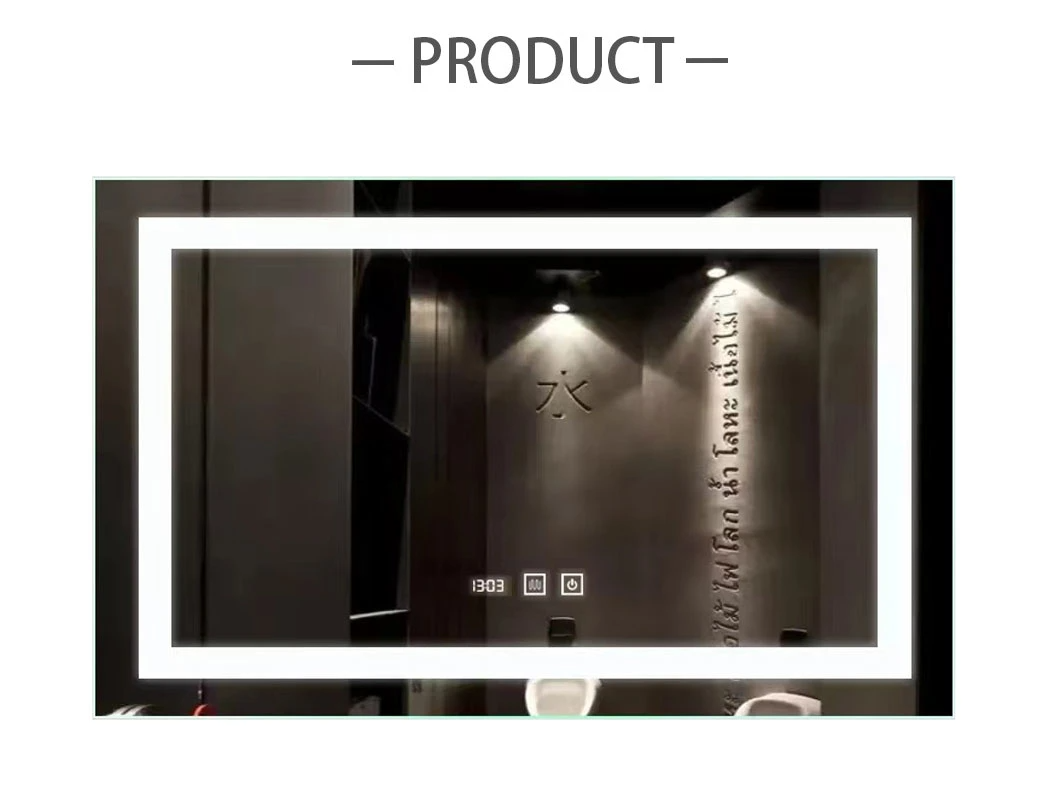 Factory Wall Home Decor Dekoration Salon Möbel Make-up Kosmetik Smart Beleuchteter beleuchteter hinterleuchteter Vanity LED Badezimmerspiegel mit Licht Defogger
