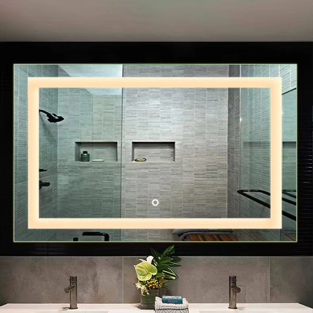 Factory Wall Home Decor Dekoration Salon Möbel Make-up Kosmetik Smart Beleuchteter beleuchteter hinterleuchteter Vanity LED Badezimmerspiegel mit Licht Defogger