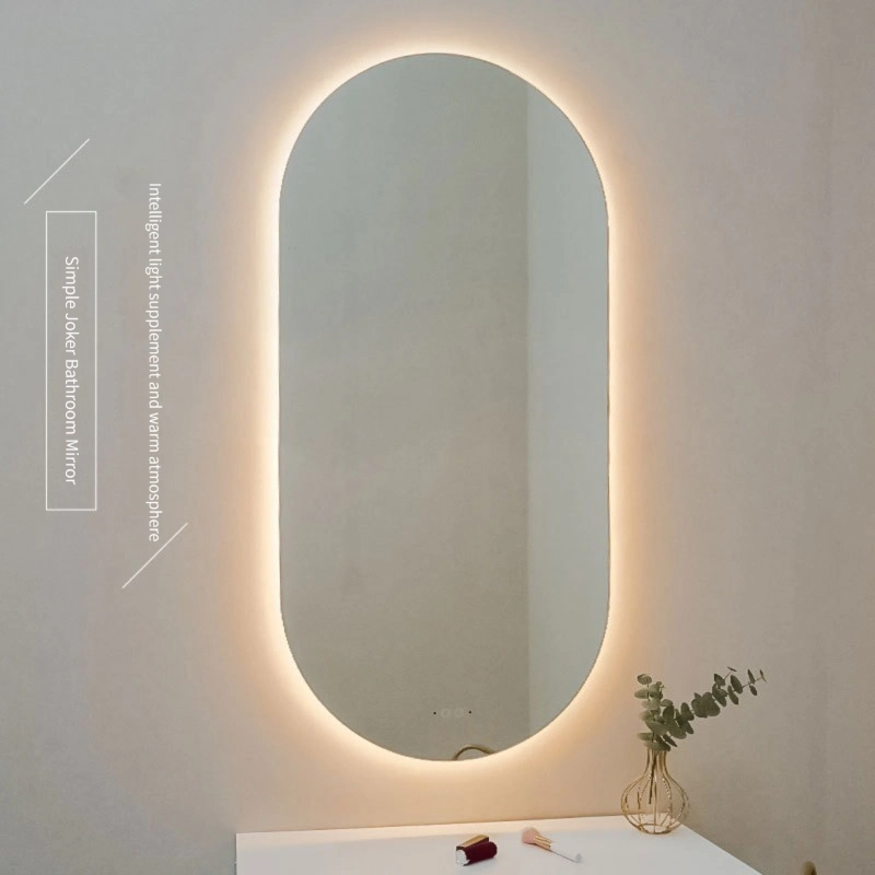 Intelligenter Badezimmerspiegel Wandmontierter LED-Badezimmerspiegel mit leicht beschlagfreiem Toilettenspiegel