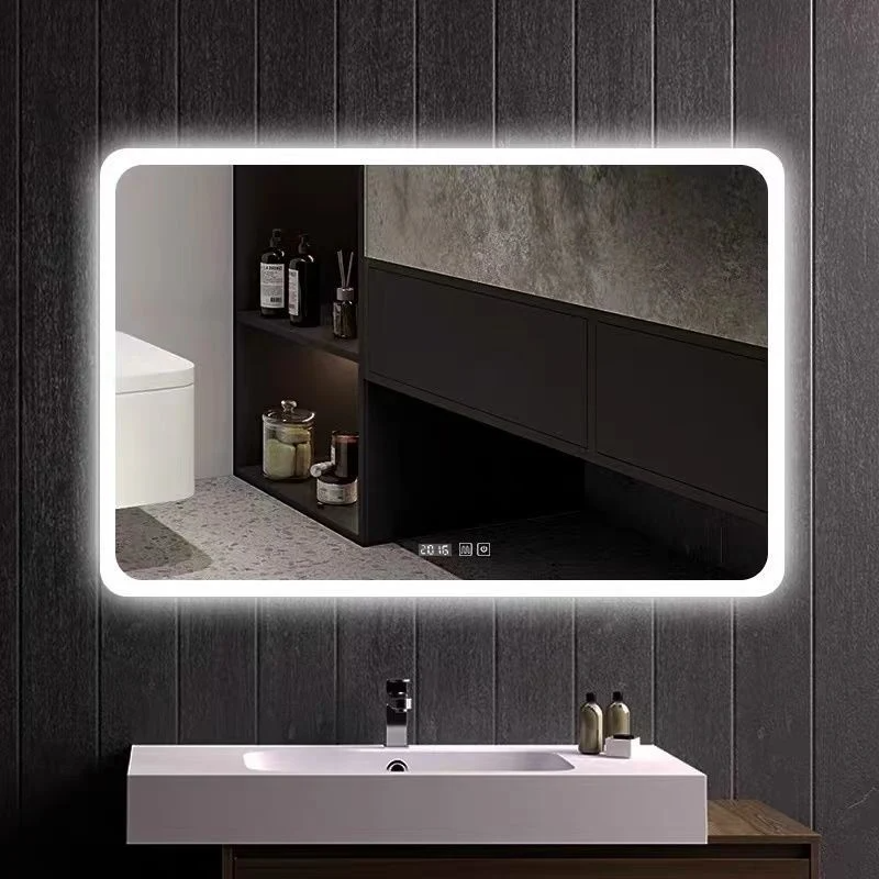 Persönlicher benutzerdefinierter beleuchteter LED-Badezimmerspiegel Wasserdichter Schminkspiegel mit Licht