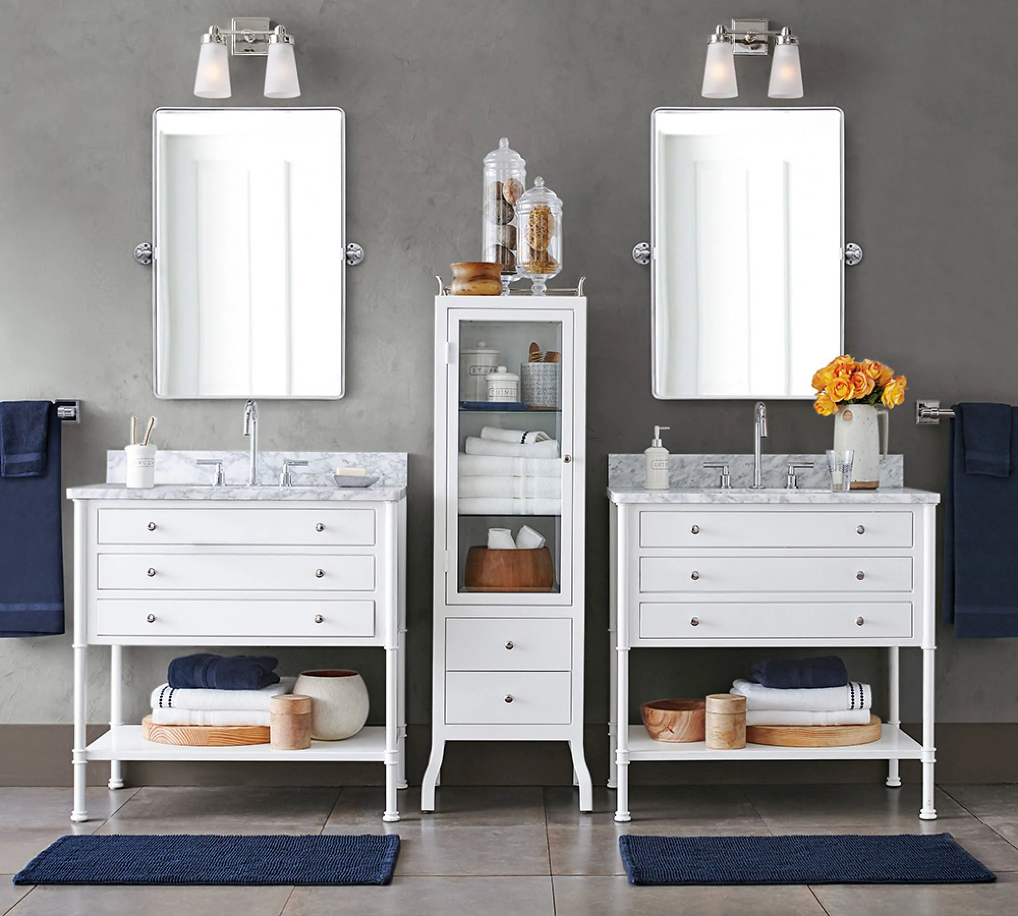 Anmutige Hotel-Wanddekoration, moderner Luxus-Toilettenspiegel, benutzerdefinierter Badezimmerspiegel