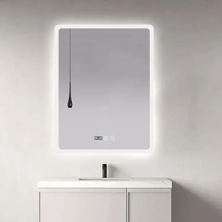 LED-Badezimmerspiegel-Lautsprecher Musik mit Make-up-Smart-beleuchtetem LED-Spiegel-Touchscreen